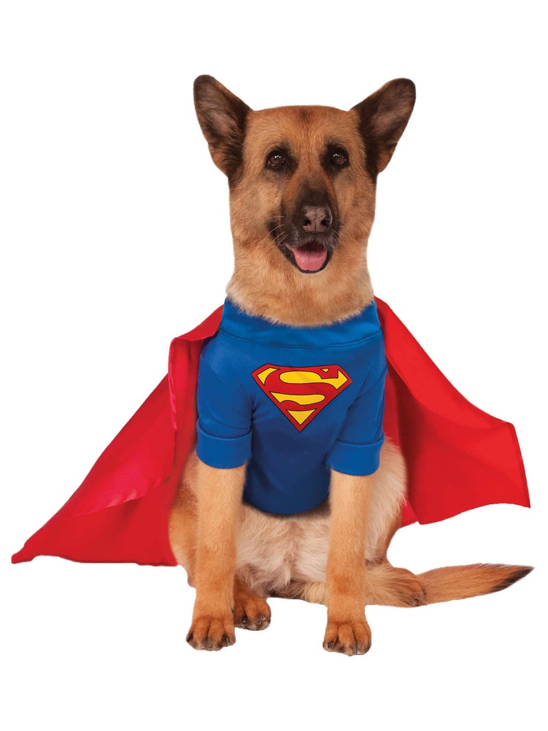 Rubies DC Comics Superheroes: Superman Pet Costume for For Dogs or Cats by Rubies, XXXL - Image 4